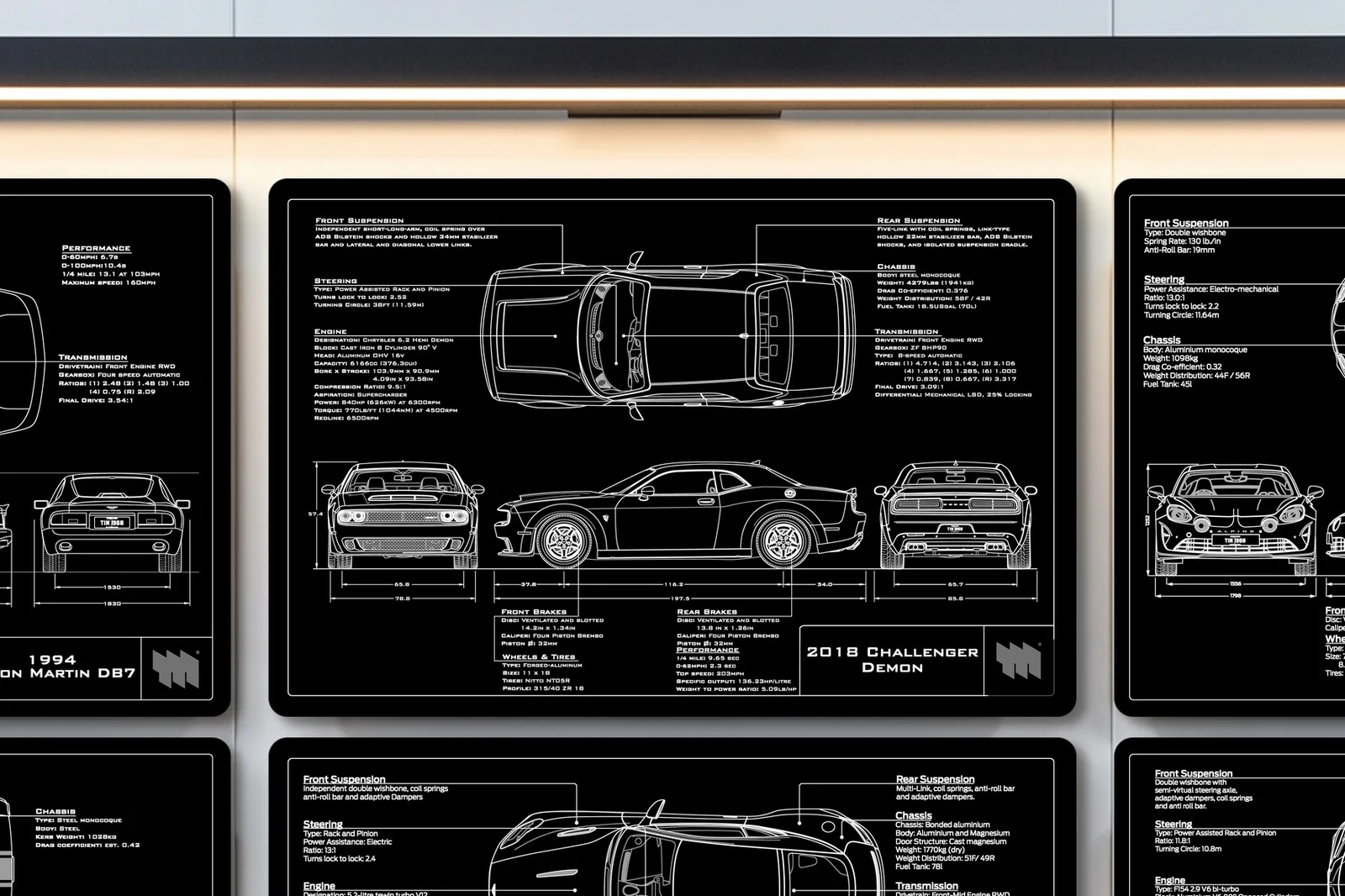 2018 Challenger Demon, close on the workshop wall